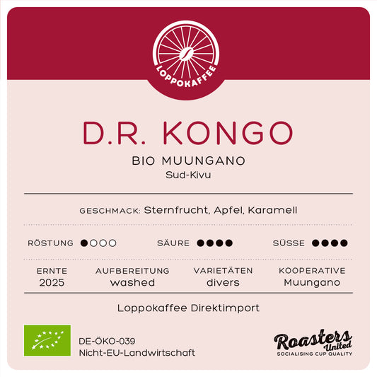 BIO D.R. KONGO MUUNGANO Ernte 2025