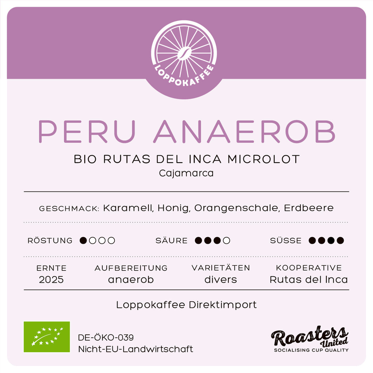 BIO PERU ANAEROBIC MICROLOT Ernte 2025