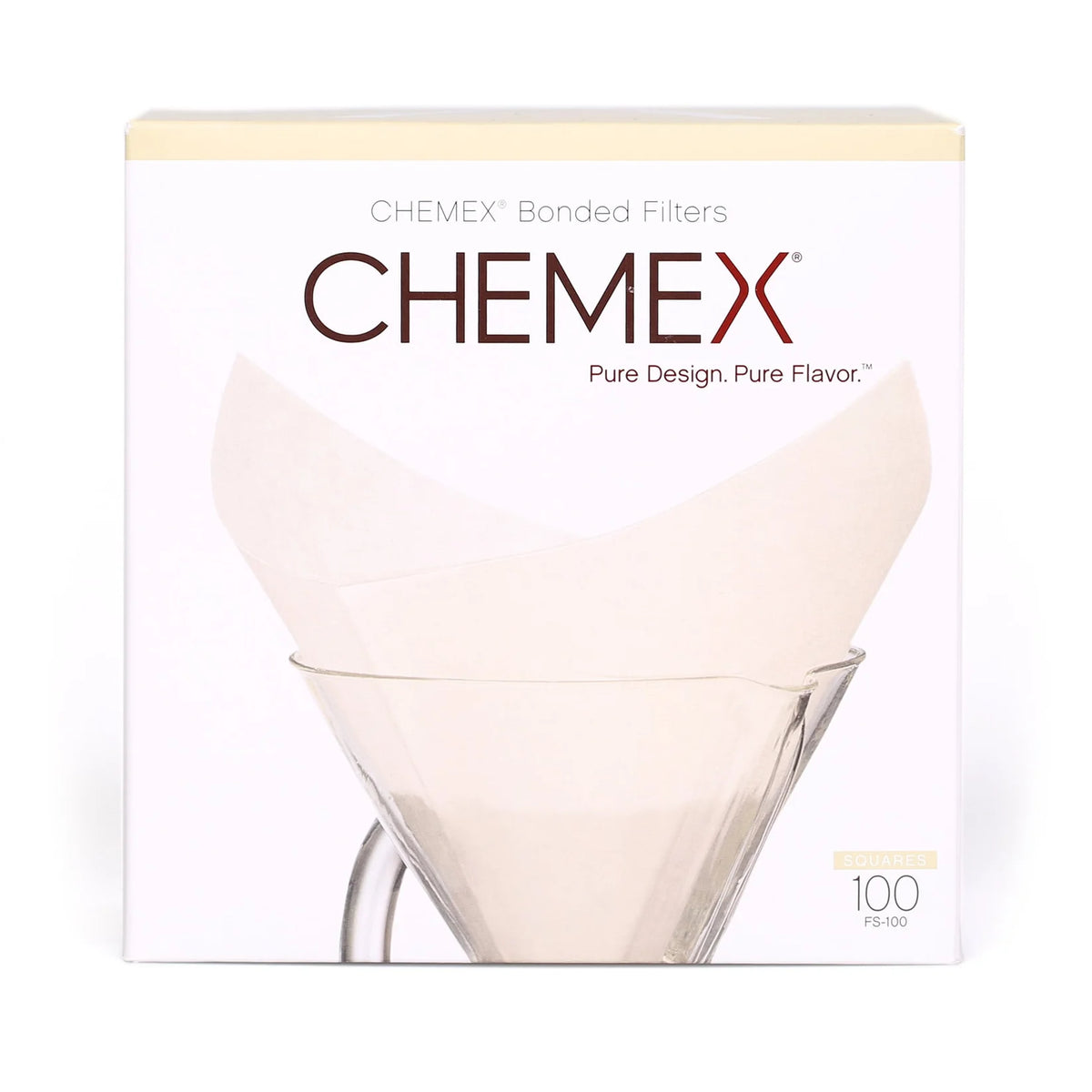 CHEMEX FILTERPAPIER - 100 STÜCK - gefaltet und quadratisch