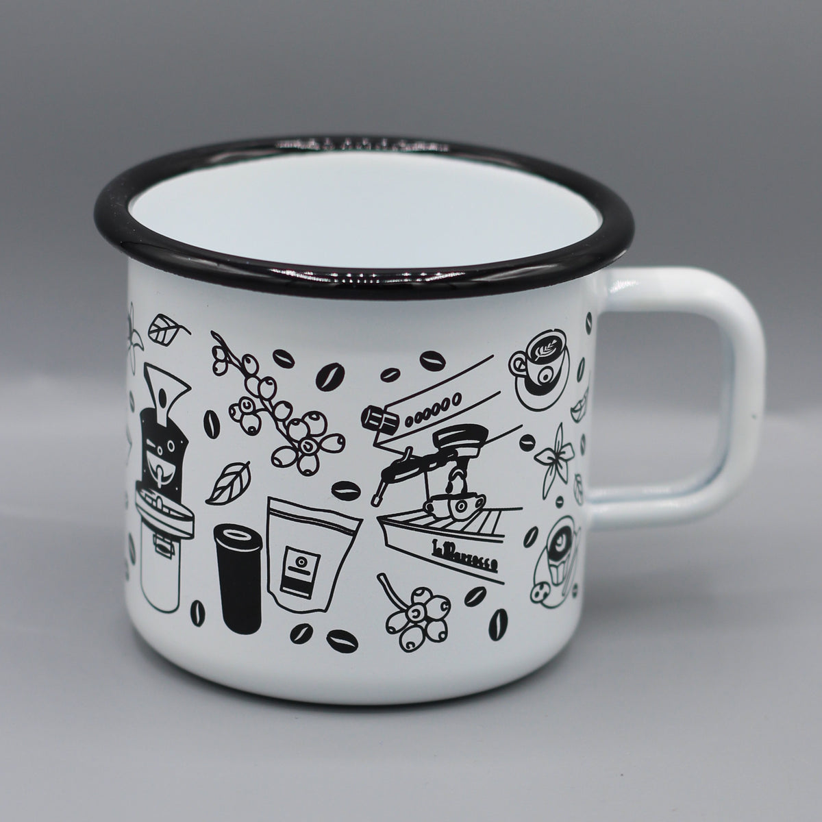 LOPPOKAFFEE EMAILLETASSE SONDEREDITION - LIMITIERT -