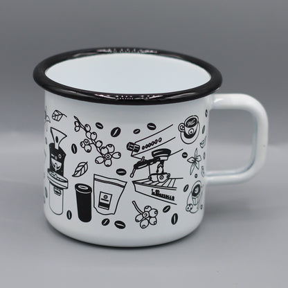 LOPPOKAFFEE EMAILLETASSE SONDEREDITION - LIMITIERT -